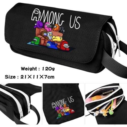 Game Pencil Case Kids Boys Cartoon Pen Bag Students Pencil Box Stationery Bag Girls Cosmetic Case School Supplies