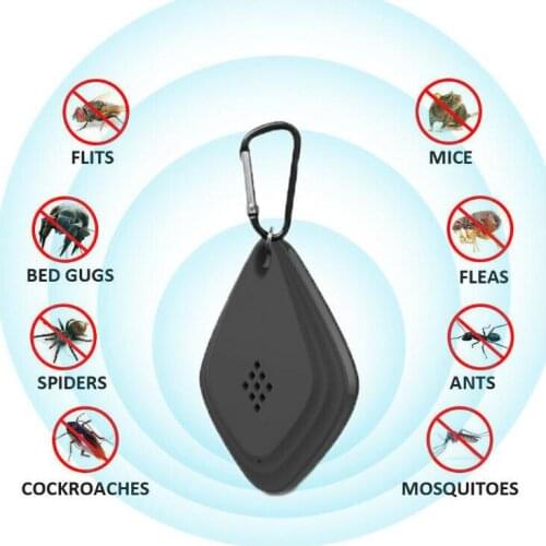 Portable Insect Repellent Anti Mosquito Repellent Outdoor Ultrasonic USB Electronic Roach Control Flealess Pet Ultrasonic Tick