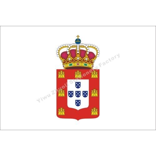 Portugal 1707 Flag 150X90cm (3x5FT) 120g 100D Polyester Double Stitched High Quality Banner Ensign Free Shipping