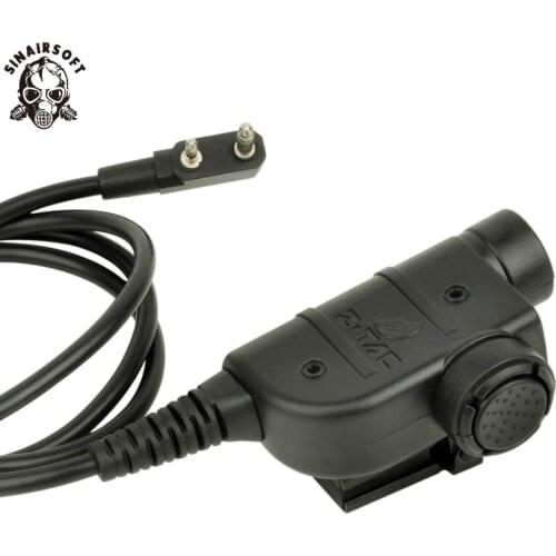 SINAIRSOFT Z-tactical 115 Tactical U94 PTT Peltor Adapter For Motolora Talkabout/ 2-way/Kenwood/ICOM/Yaesu/Midland Airsoft