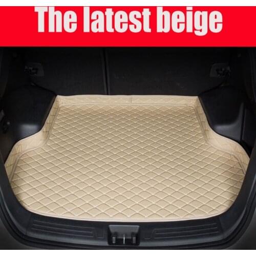 Special custom made car Trunk mats for Toyota Corolla RAV4 Prius Prado Sienna zelas leather Anti-slip carpet liner