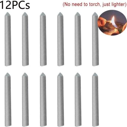 12PCS Powder Cored Welding Aluminum Rod Low Temperature Easy Aluminum Soldering Welding Rods No Need Solder Weld Tools