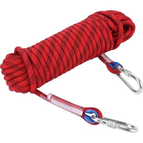 12mm Heavy Duty Paracord Panchute Corad Lanyard (Red-10m) Great Strength Up To 2100kg For Outdoor Uses, Emergency, Survival