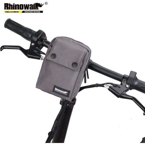 Rhinowalk Waterproof Bicycle Front Bag Leisure Multifunction Cycling Travelling Bike Pannier Accessories Single-shoulder Bag