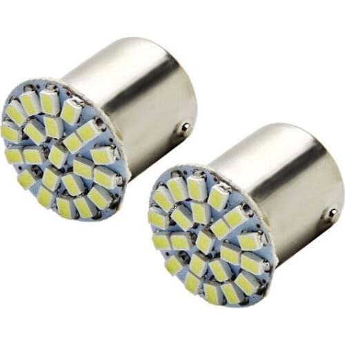 WTS wholesale 1000PCS Car 1156 LED BAY15D 3014 Chip 22SMD Auto LED signal lamp Brake Lights White tail stop led bulb red DC12V