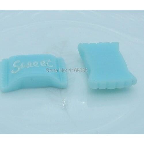 1pcs/lot resin flat back light blue sweet candy 23mm simulation of food Cabochon Scrapbook DIY phone decoration B303-2