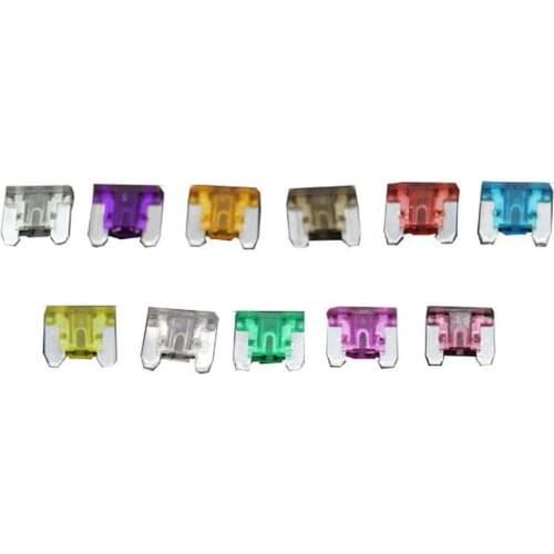10 PCS Mini Fuse, Automotive Fuses Blade 2~40A, The fuse Insurance Insert The Insurance of Xenon Lamp piece Lights Fuse