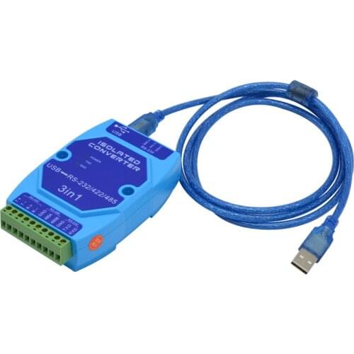 3 in 1 USB to RS232 RS485 RS422 Converter CH340, or 4 in 1 TTL FT232R Adapter Optical Isolated