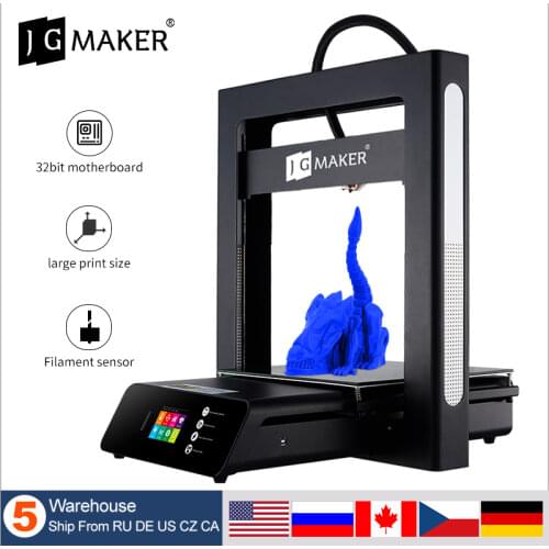 JGMAKER JGAURORA A5S FDM 3D Printer Easy Assembly 32 Bit Motherboard Large Build volum 305*305*320mm Resume Printing Power Off