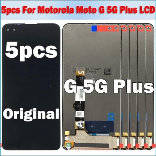 5pcs/lot Original For Motorola Moto G 5G Plus LCD Display Touch Screen Digitizer Assembly Replacement For moto G 5g plus lcd