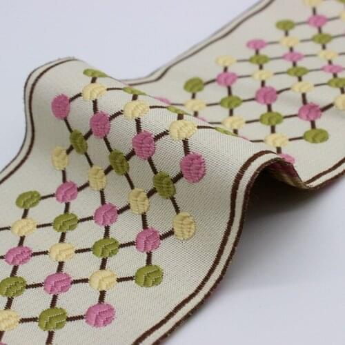 5yrds/lot Width 8.5CM new costume curtain decoration laciness lace woven embroidery National Ribbon webbing