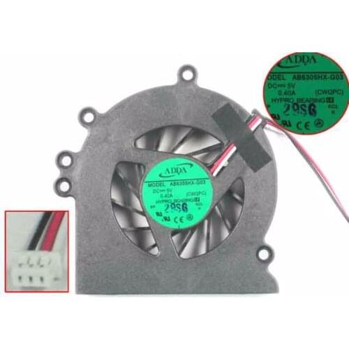 ADDA AB6305HX-G03 DC 5V 0.40A 3 wire Server Cooling Fan