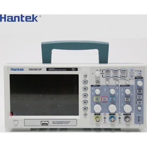Hantek DSO5072P 2 in1 Digital Oscilloscope 2 Channels 70MHz Handheld Osciloscopio Digital Oscilloscopes USB 1GSa/s Oscillograph
