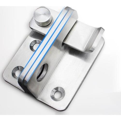 Punch free Door Bolt Tool Wardrobe Bracket Hasp Buckle Garage Hardware