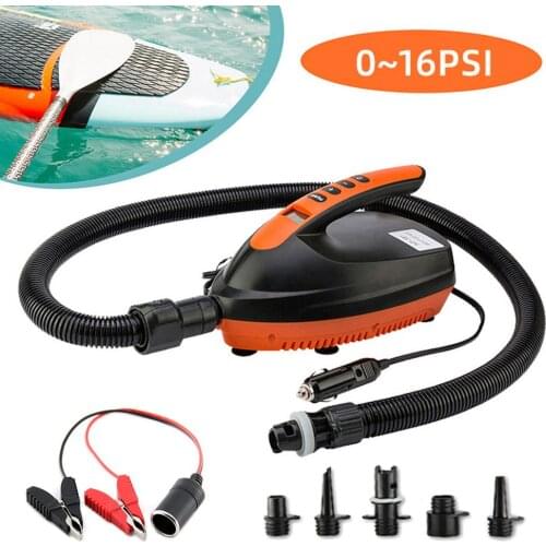 16PSI Electric Air Pump Paddle Board Air Pump For Boat Kayak Car Inflatable Pump High Pressure Electric Air Pumps