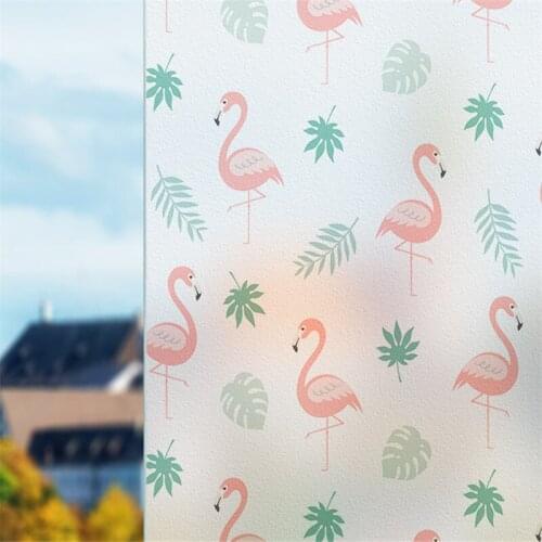 Customized size electrostatic glue-free frosted kids room kids room living room opaque window privacy sliding door glass film