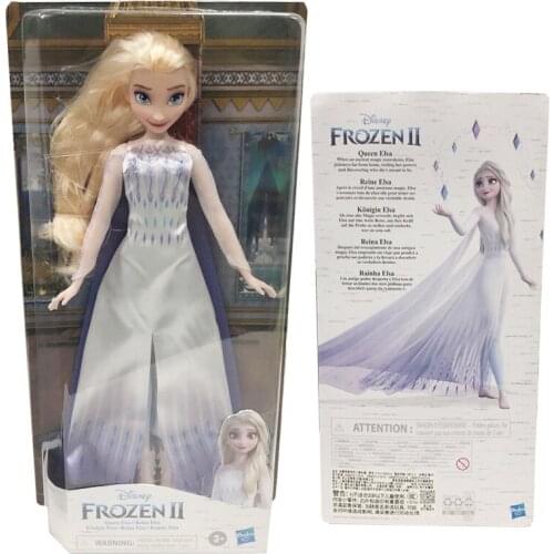 Hasbro Frozen Princess Magic Elsa Figurine Anime Dolls PVC Action Figure Model Toy Kids Gift