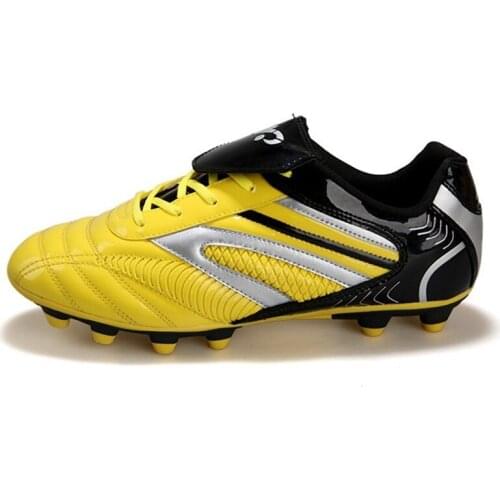 32-45 Men Women AG Soccer Shoes Outdoor Lawn Long Spike Boy Kids Football Boots FG Fotball Cleats Futsal Sport Training Sneakers