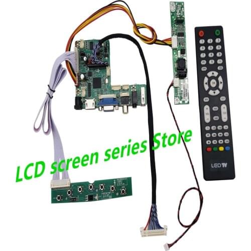 Latumab Driver Board for M220EW01 V0/ 22" LCD Display Controller Board 1680X1050 HDMI+VGA+AV+USB Lcd Controller Board Diy Kit