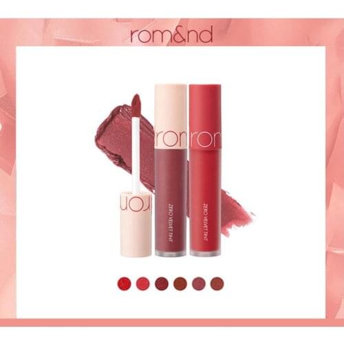 Romand Zero Velvet Tint Long-Lasting and Waterproof Liquid Lipstick Women Cosmetics Makeup