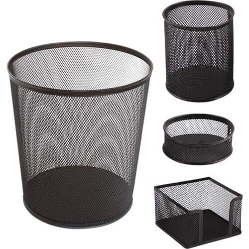 Arc Metal Perforated Office Set 4'Lü