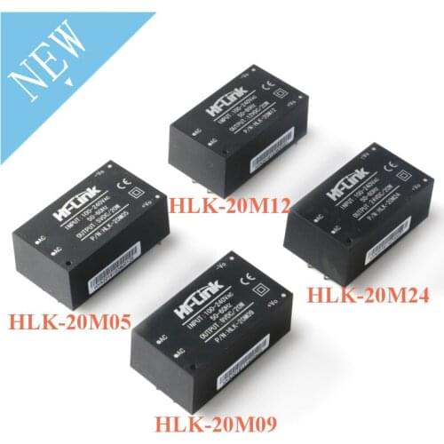 AC-DC Mini Isolation Switch Power Supply Module AC DC 220V to 5V/9V/12V/24V 20W HLK-20M05 HLK-20M09 HLK-20M12 HLK-20M24