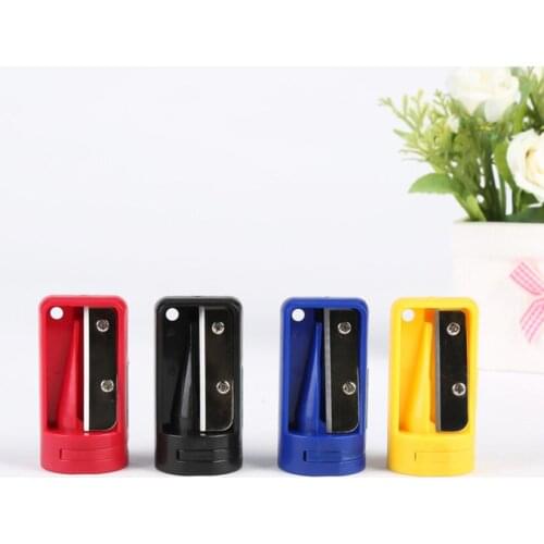 Portable Plastic Single-hole Pencil Sharpener Colorful Hand Pencil Sharpeners For Student Kids Sharpener Stationery Supplies