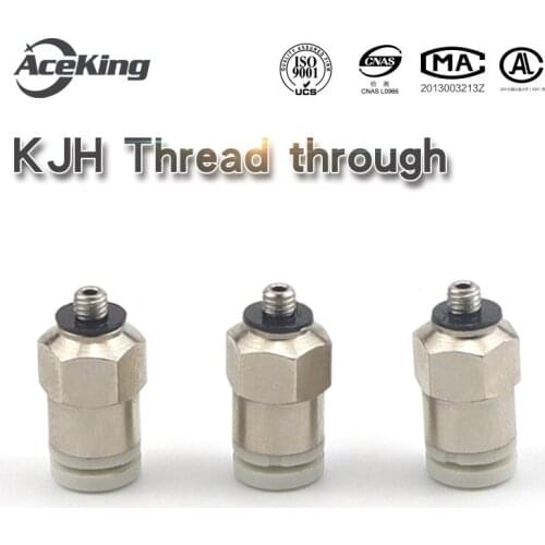 10 pcs mini straight male screw joint fast and fast insert joint kjh06/04-m3 /M5/ m6/01s KJH4-M3 KJH6-M5 KJH6-01S