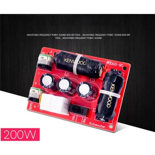 R Audio Speaker Weld-free Crossover SubwoofeCrossover Subwoofer Frequency Divider for Car Home Theater DIY Audio Accessories