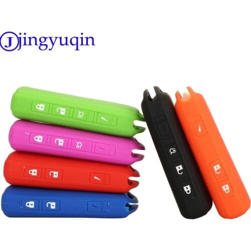 Jingyuqin Remote Key Case Silicone Protect Shell For Mazda 6 MX-5 Miata RF Mazda 3 Hatchback CX-30 Car Accessories