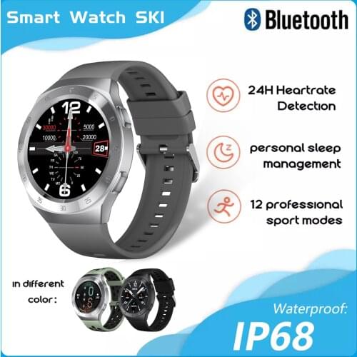 UNIWA New Smart Watch IP68 Waterproof 1.3-inch IPS HD screen Bluetooth Smartwatch Men Women Sport Fitness Watch For Android ios