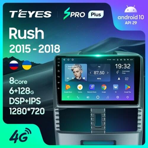 TEYES SPRO Plus For Toyota Rush 2015 - 2018 Right hand driver Car Radio Multimedia Video Player Navigation GPS Android 10 No 2din 2 din dvd