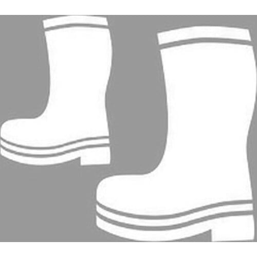 Rain Waders Stencil Design, Painting Template 30x30 Cm, Walls, Tiles, furniture For Easy and Practical Pattern Application