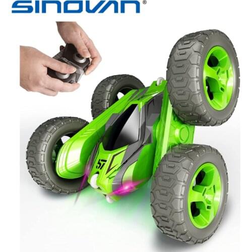 Sinovan RC Stunt Car 2.4G 4CH Drift Deformation Buggy Roll Car Flip 360 Degree Rotating Vehicle Models Remote Control toys