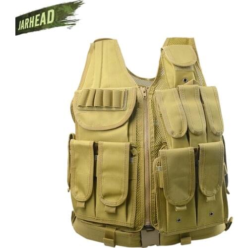 Military Hunting Tactical Vest Multi-Function Individual Load Carrier Outdoor CS Game Paintball Airsoft Vest Military Equipment