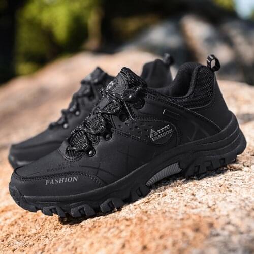 High Quality Men Outdoor Hiking Shoes Waterproof Breathable Tactical Combat Army Boots Zapatillas Hombre Large Size