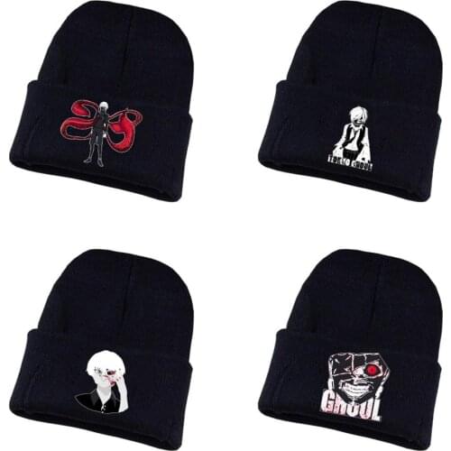 Game Tokyo Ghoul Knitted hat Cosplay hat Unisex Print Adult Casual Cotton hat teenagers winter Knitted Cap
