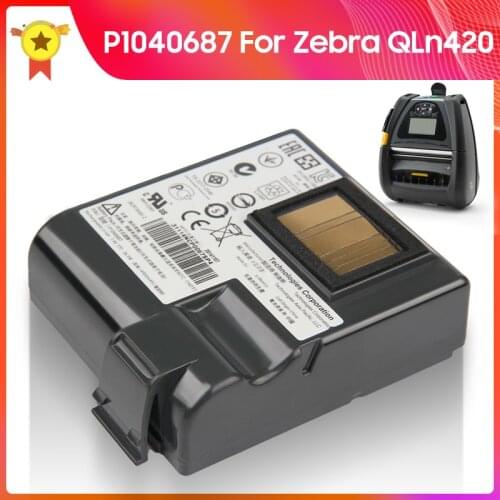 100% Original Battery P1040687 for Zebra QLn420 Replacement Battery Quality Products 4900mAh 36.3Wh 7.4V