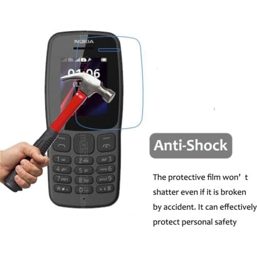 3Pcs Clear Scratch Resistant Anti-Water Film For Nokia 106 2018 Screen Protector 5H HD Explosion-Proof PET Film Not Glass