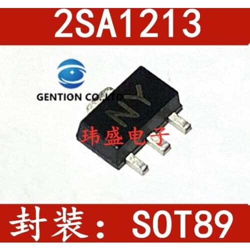 50PCS Triode 2SA1213 NY screen printing SOT89 transistor plate in stock 100% new and original