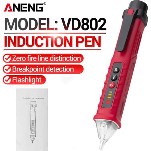 ANENG VD802 Digital 12-1000V AC/DC Voltage Detectors Non-Contact Pen Tester Meter Volt Current Electric Test Pencil 2020 new
