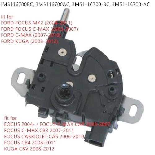 Free shipping for FORD FOCUS MK2 2004-2011 C-Max 2003-2010 Kuga 2008-2012 Bonnet Hood Lock Catch 3M5116700BC 3M5116700AC