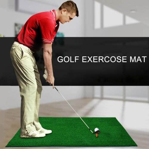 Indoor Outdoor Golf Practicing Training Tee Hitting Mat SBR Grass Pad Free Ball Tray equipment for yard home traveling camping