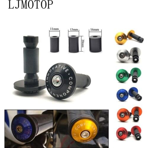 For HONDA CBR300R/CB300F/FA CBR500R/CB500F/X GROM Universal Motorcycle Handle End Bar motocross Handlebar Grip Plug Cap