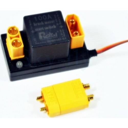 Rcexl RC Airplane 100A Brush Motor Electronic Switch For EME Starter Above 35cc