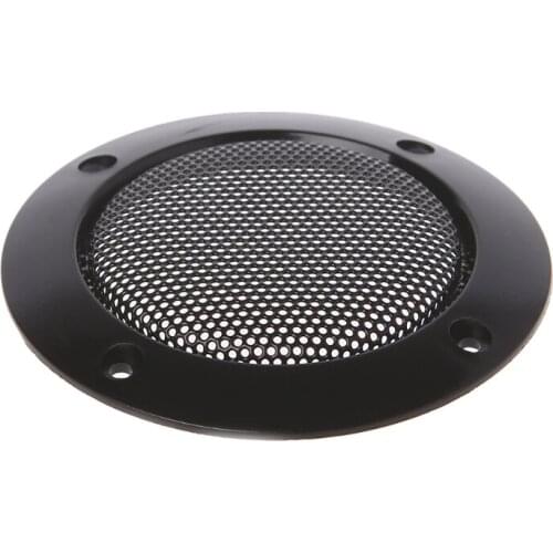 2PCS 2 Inch Black Car Speaker Grill Mesh Enclosure Net Protective Cover Speaker