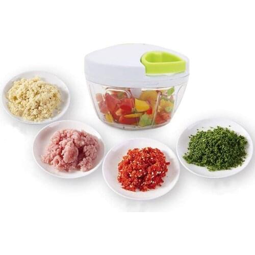 Kitchen Manual Vegetable Fruit Garlic Chopper Hand Pull Food Chopper Onion Nuts Grinder Food Processor Portable Mincer