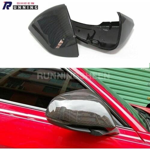 Mirror Covers for Car Exterior Side Rearview Mirror Decoration Cover for Ford Mustang Europe /Asia 2015 Up Replacement Style