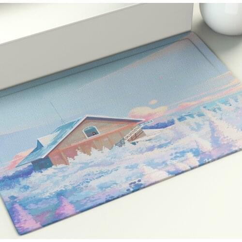 Pink Colorful Clouds Starry Floor Mat Universe Area Rugs Child Room Dorm Carpet Art Home Psychedelic Kawaii Room Anti Slip Decor