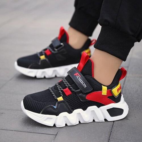 Boys Shoes Mesh Breathable Children Shoes 2021 Autumn New Childrens Sports Shoes Lightweight Boy Running Shoes Tenis Infantil